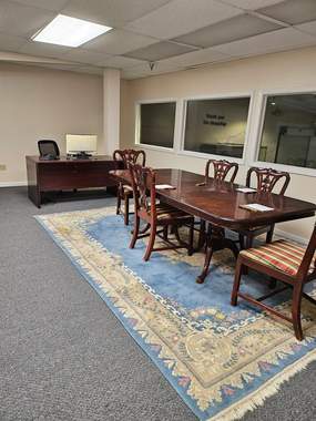 Conference room overlooking the inspection floor